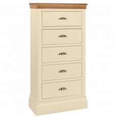 Lundy Painted 5 Drawer Wellington Chest